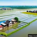 Home 23 증강현실을 통한 기후 변화 교육 사례 - A detailed augmented reality scene depicting future sea level rise along the Vietnamese coastline of...
